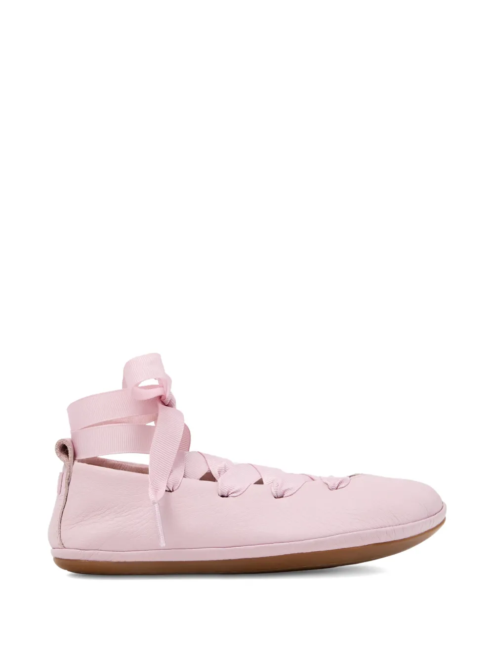Camper Kids Right leren ballerina's Roze