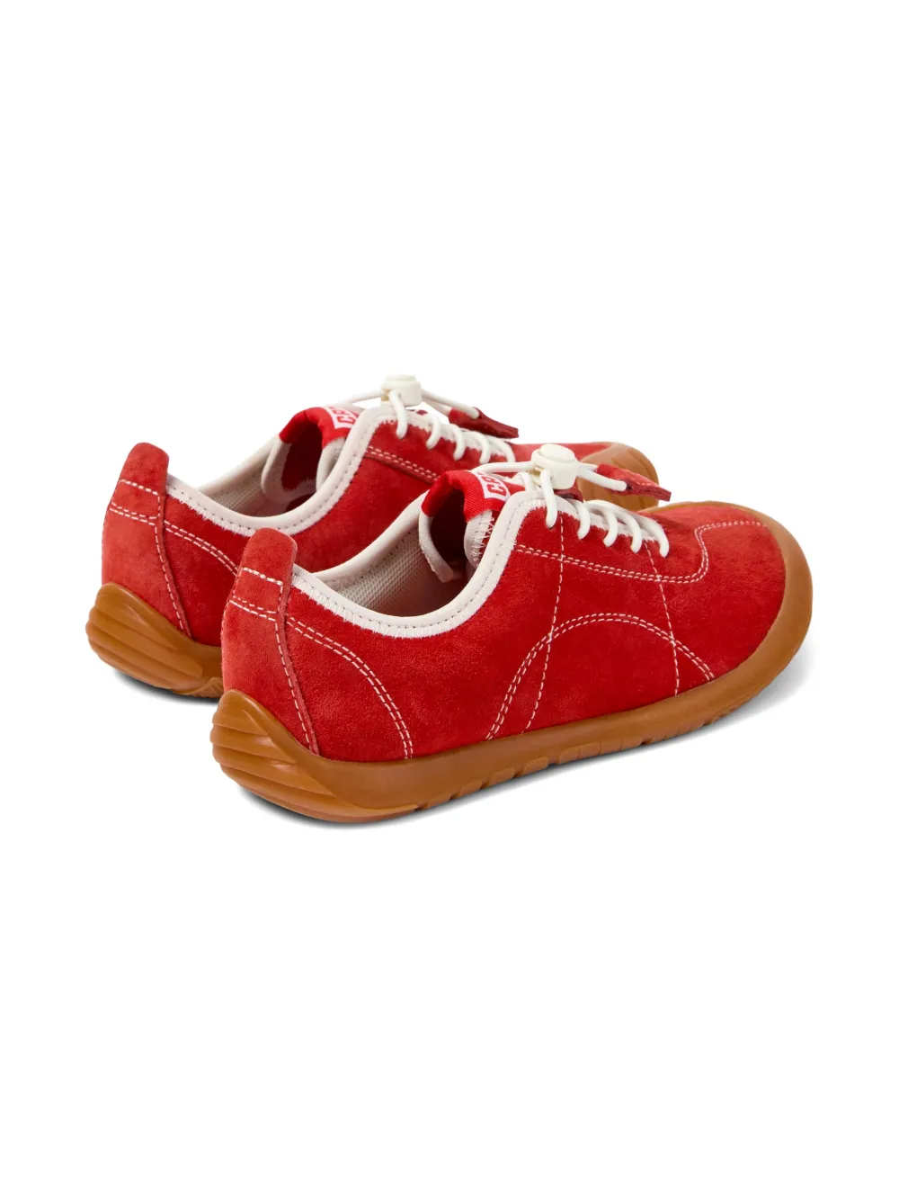 Camper Kids Peu Path nubuck sneakers Rood