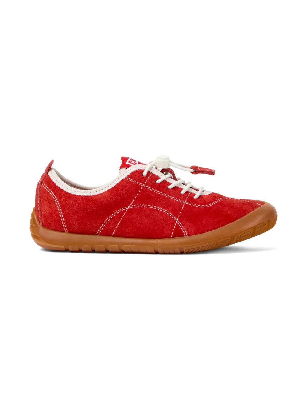 Camper Kids Peu Path nubuck sneakers Rood