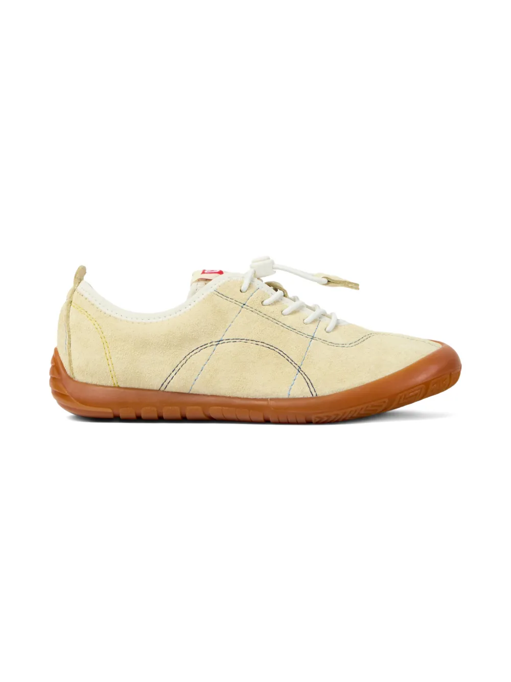 Camper Kids Peu Path nubuck leren sneakers Beige