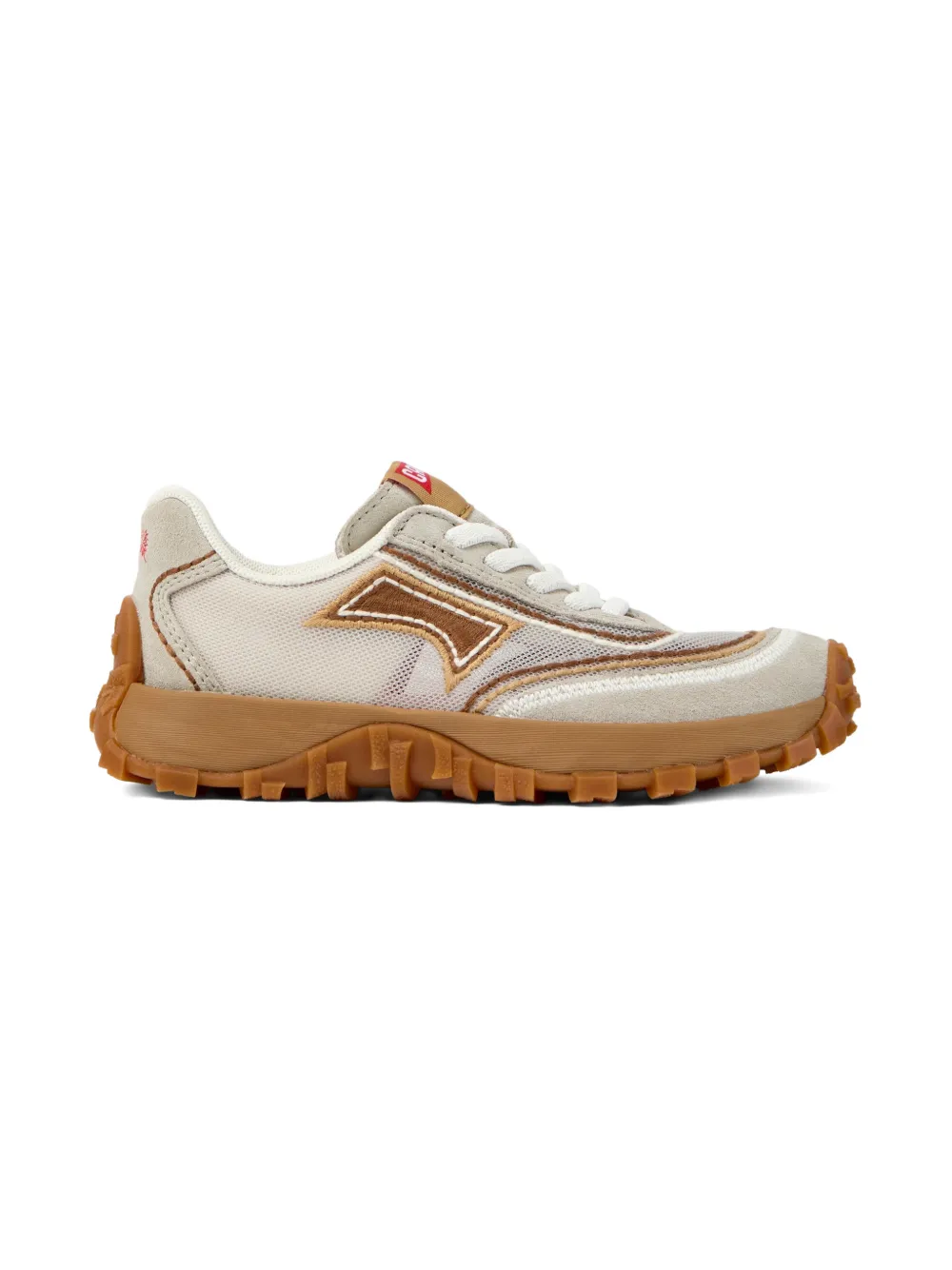 Camper Kids Contrasterende tweeling sneakers Beige