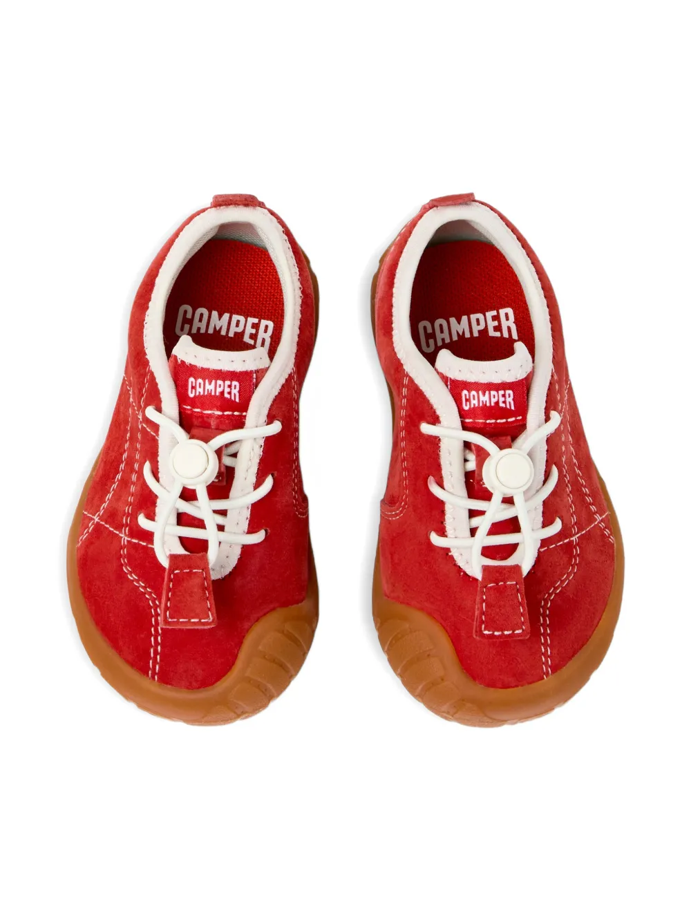 Camper Kids Nubuck Peu Path sneakers Rood