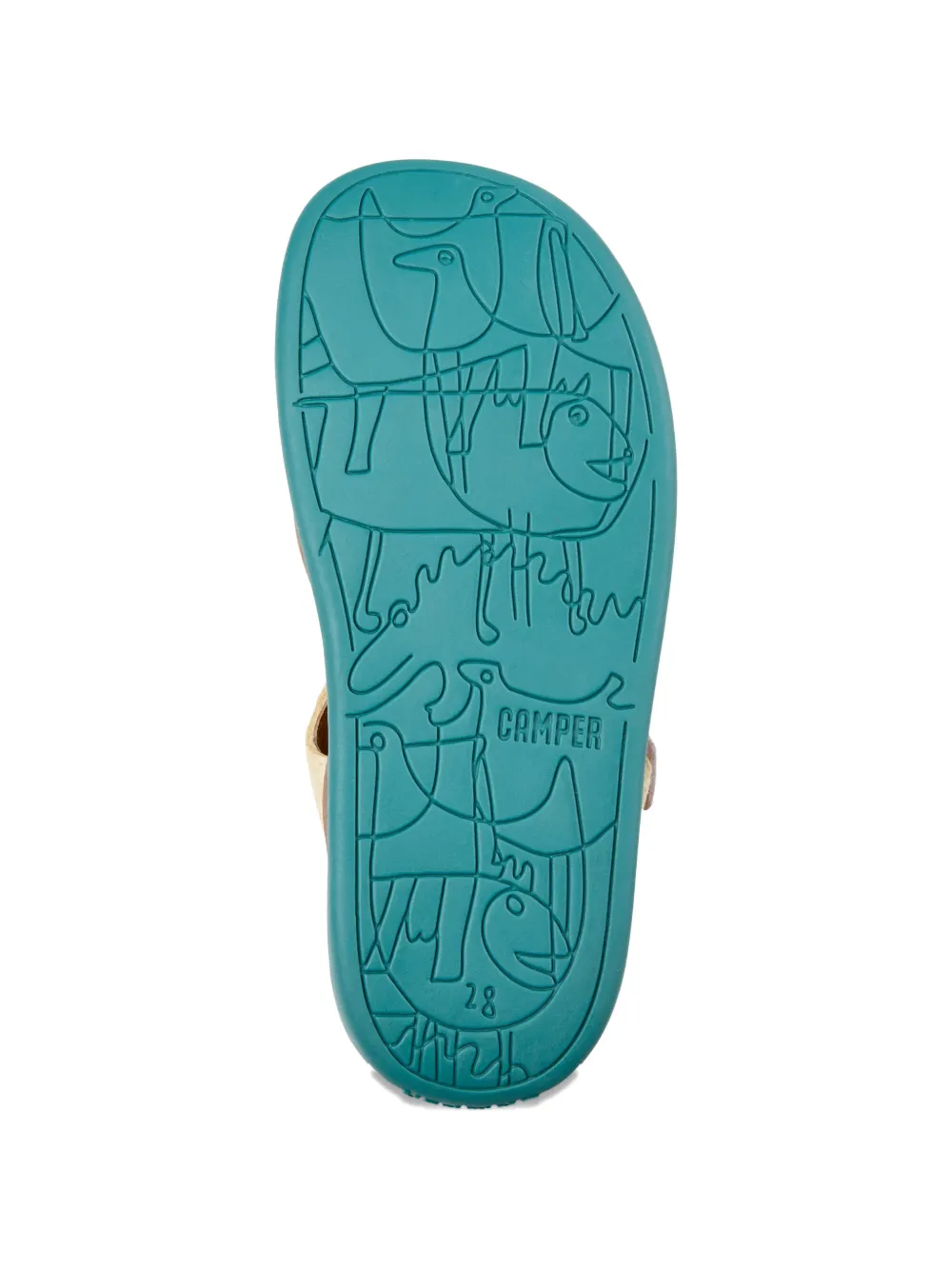 Camper Kids Bicho sandalen met gespbandje Beige