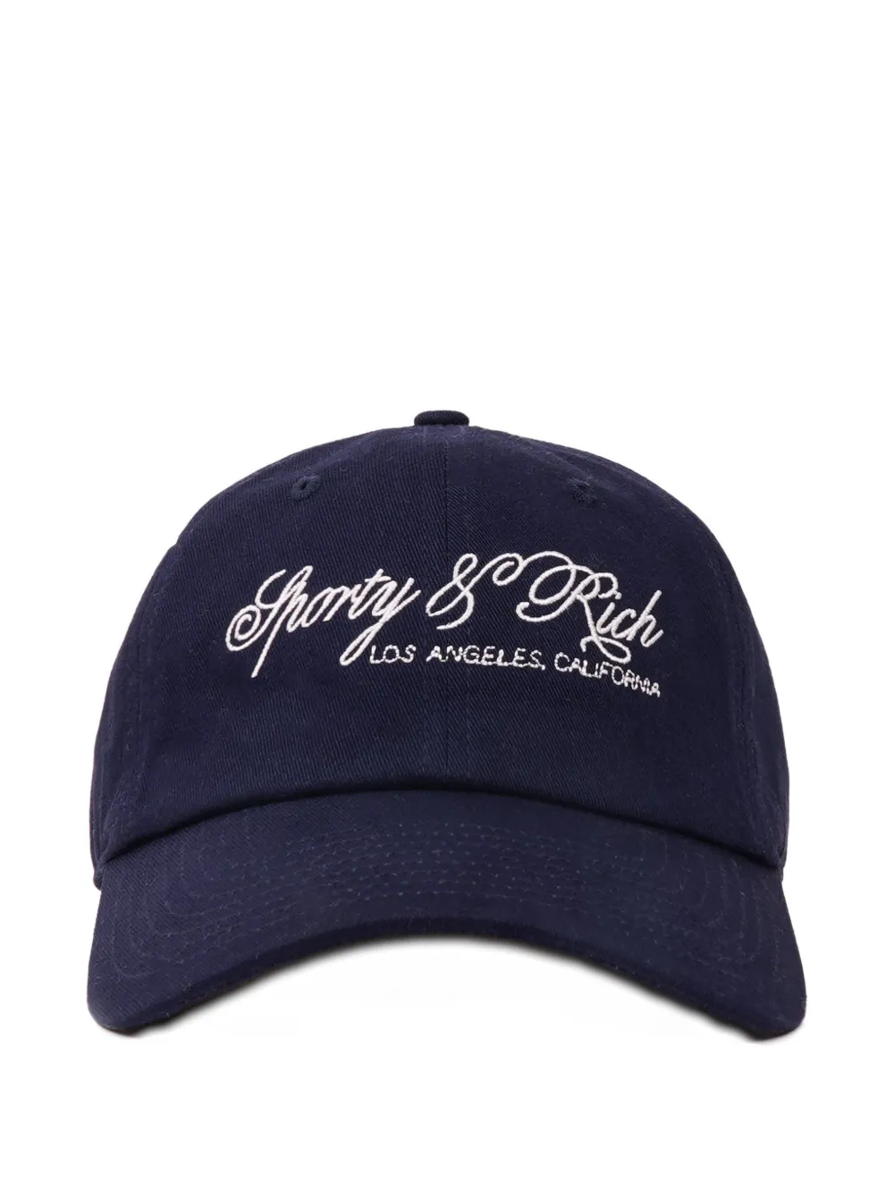 Sporty & Rich International script baseball cap - Blau