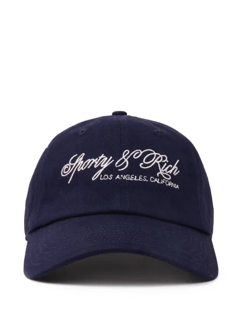 Sporty & Rich International script baseball cap