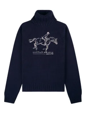 Sporty & Rich ハーフジップ スウェットシャツ | ブルー | FARFETCH JP