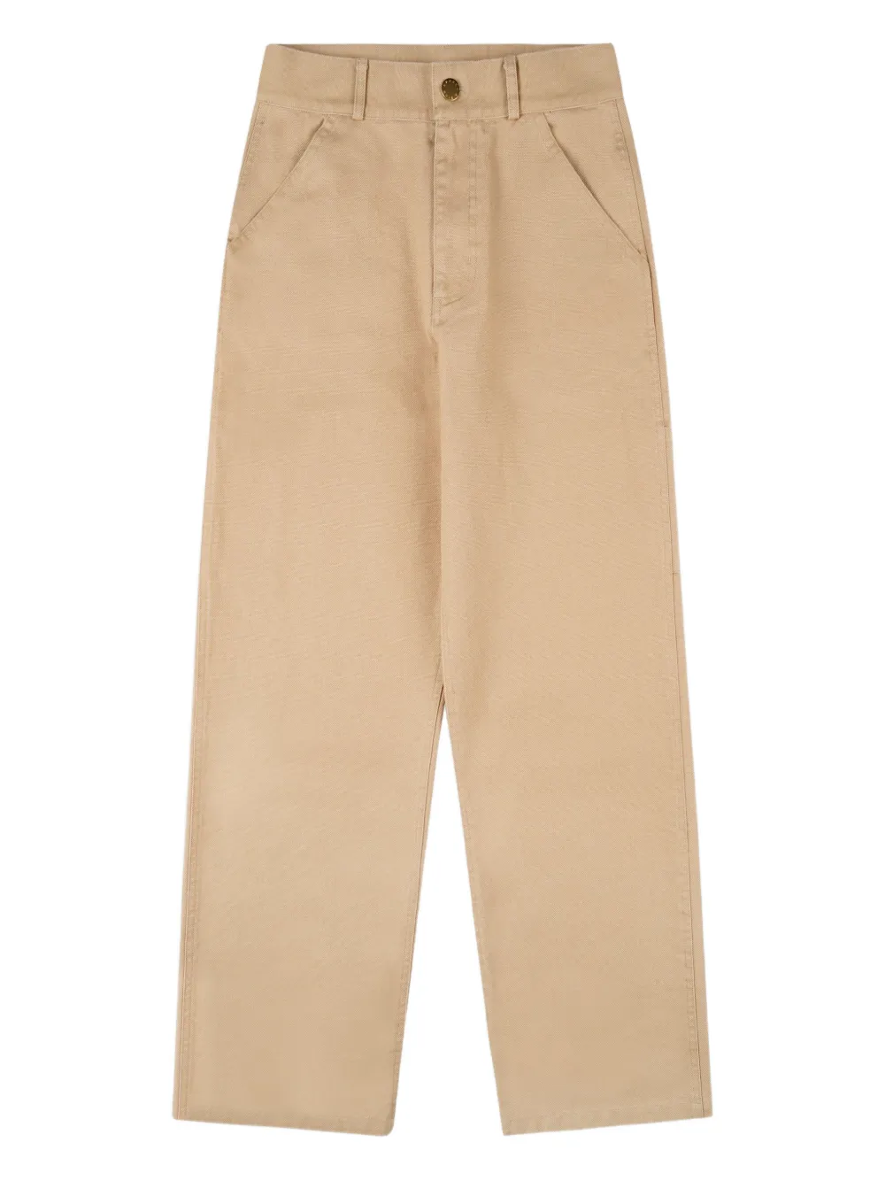 Sporty & Rich SRHWC patch-pocket trousers - Toni neutri