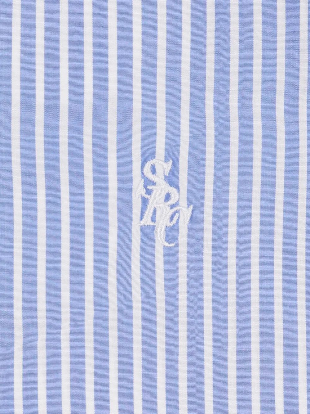 Sporty & Rich SRC gestreepte blouse met zak Blauw