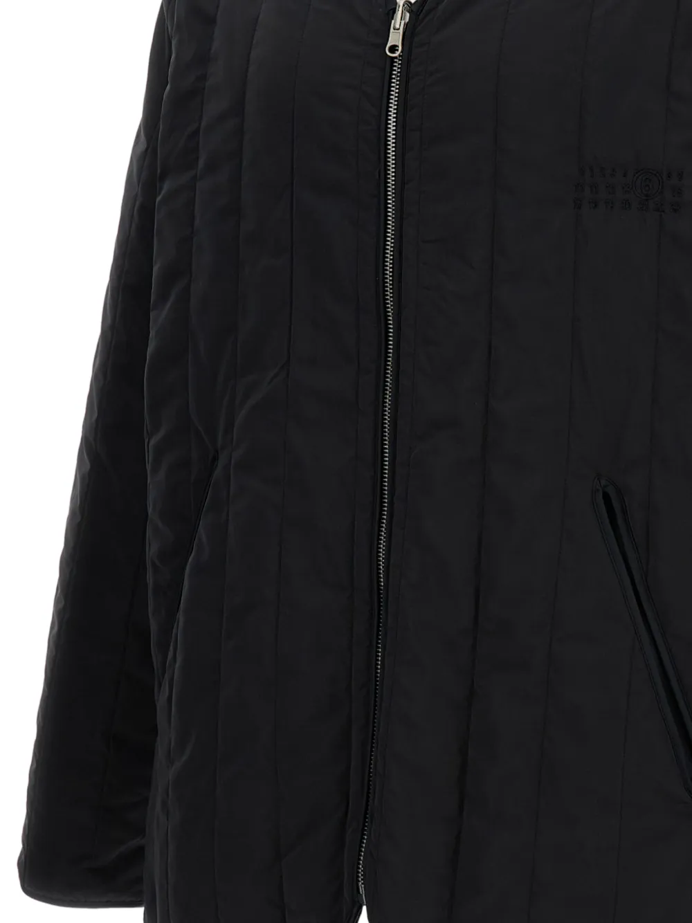 MM6 Maison Margiela Gewatteerd jack Zwart