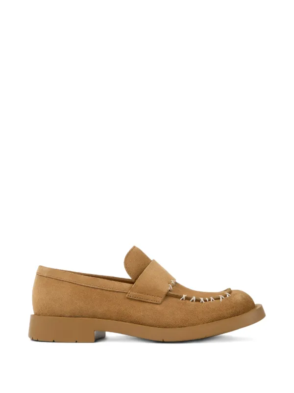CamperLab Stitched Loafers | Brown | FARFETCH ID