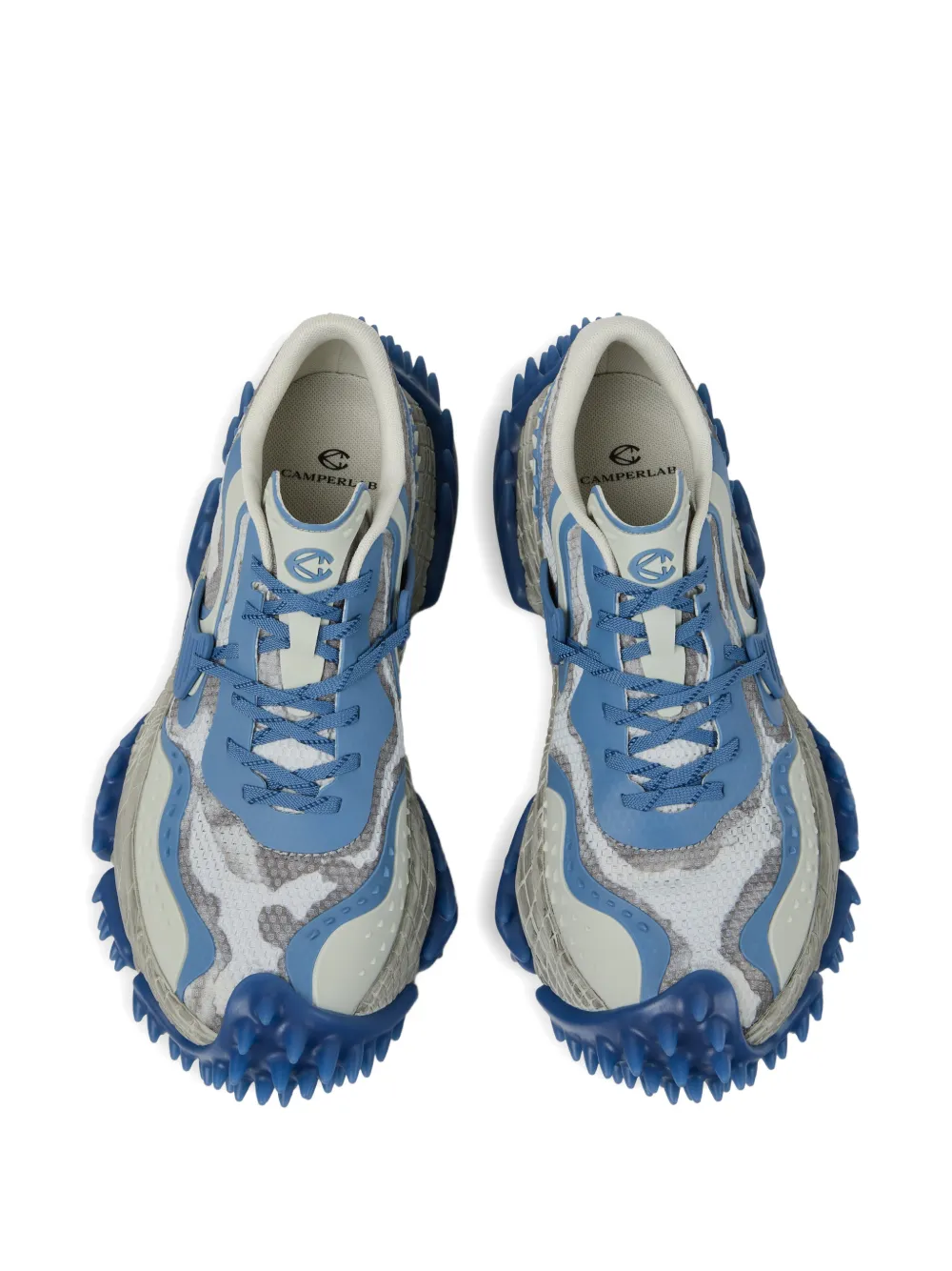 CamperLab Sneakers met tornado detail Beige