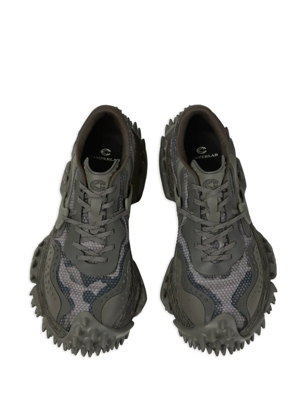 CamperLab Tornado sneakers met studs Groen