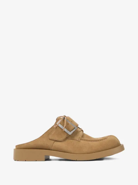 CamperLab buckle suede mules 1978