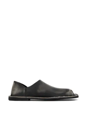 CamperLab Mil 1978 Leather Loafers | Black | FARFETCH