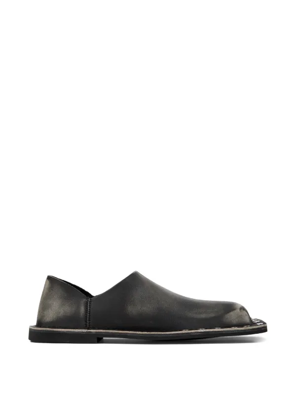 【未使用に近い】CAMPER LAB 37 本革 スタッズ〈定価67,100円〉 CamperLab Menosmal スタッズ レザーローファー | ブラック | FARFETCH JP