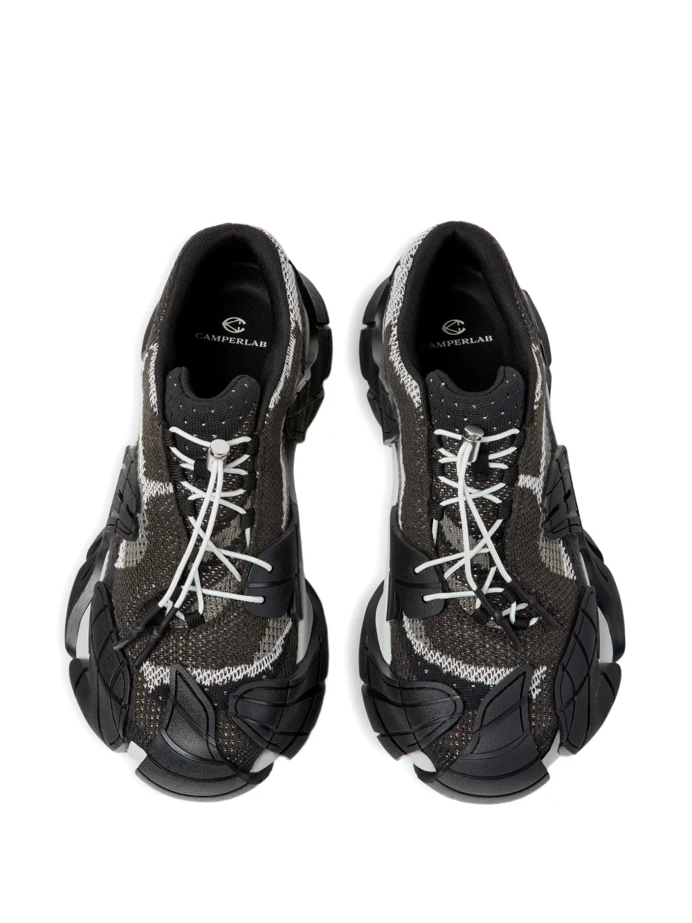 CamperLab Tormenta sneakers met patroon Zwart