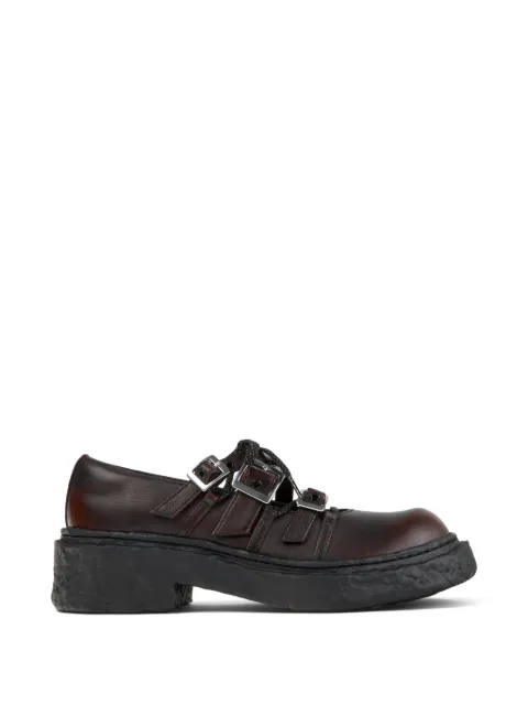 CamperLab buckled leather vamonos loafers