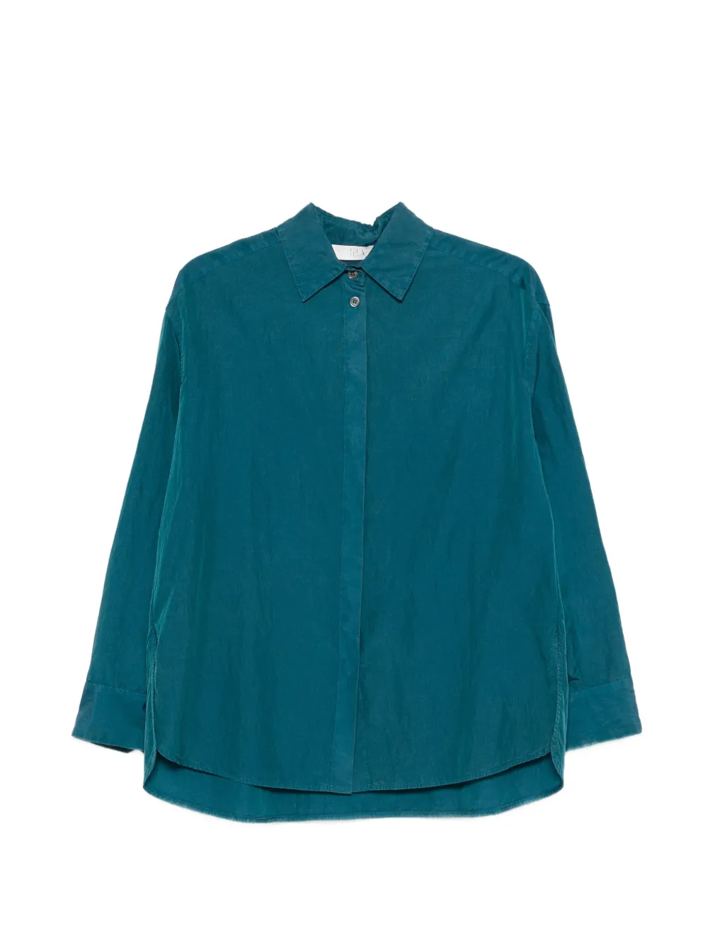 Tela point-collar shirt - Blau