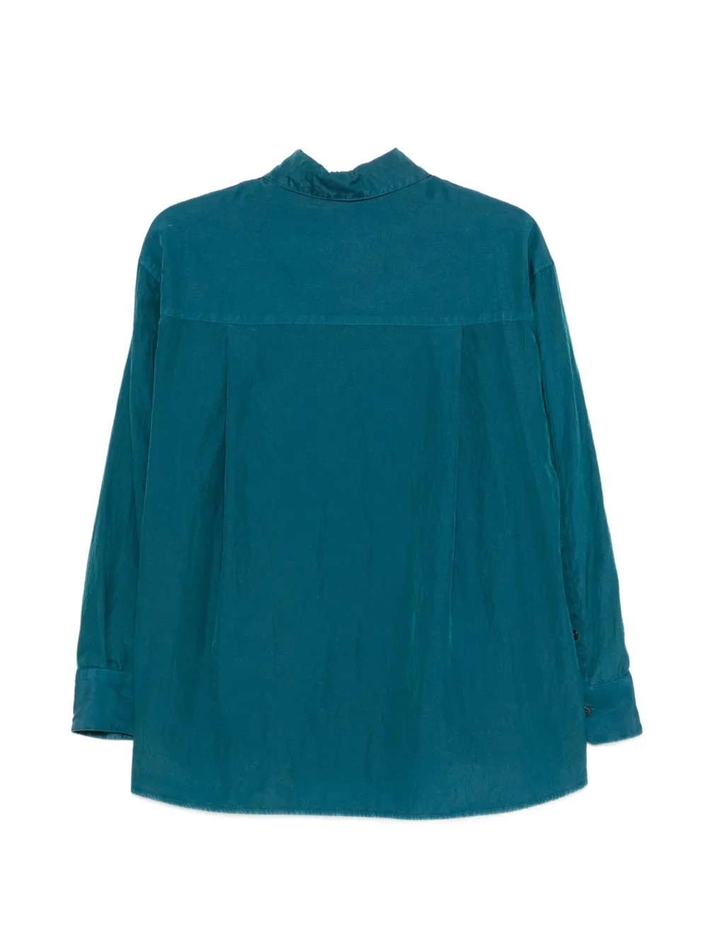 Tela point-collar shirt - Blauw