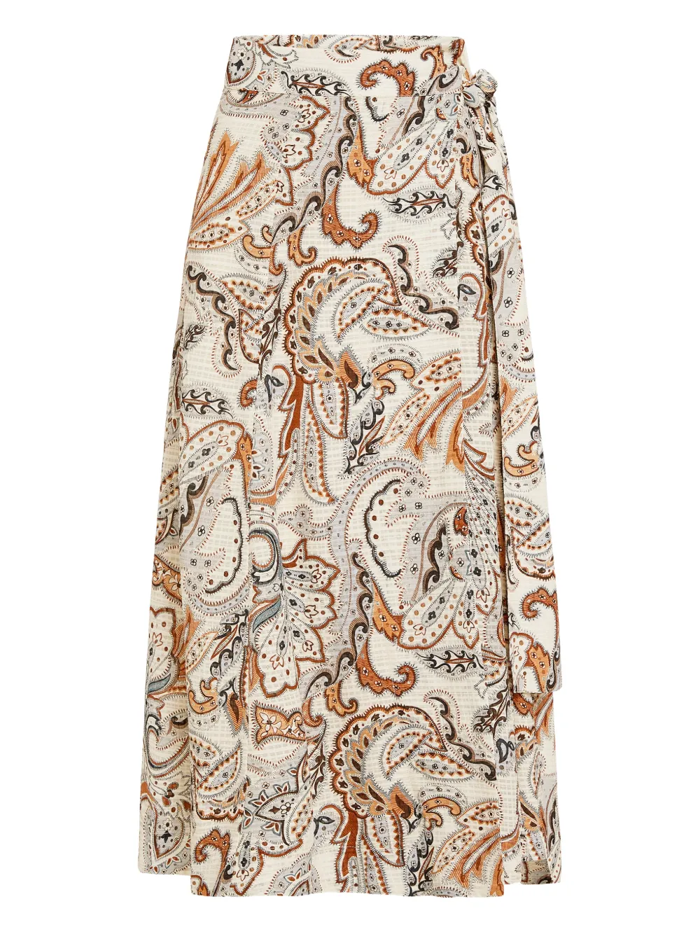 Marie Oliver Estine wrap midi skirt - Toni neutri