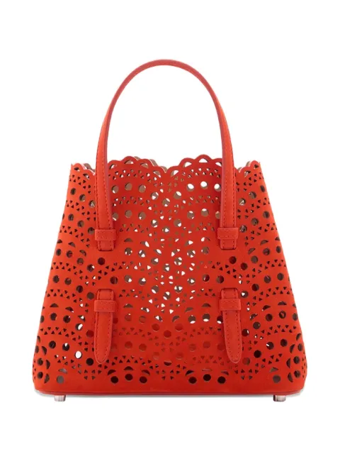 Alaïa 20 Mina perforated tote bag