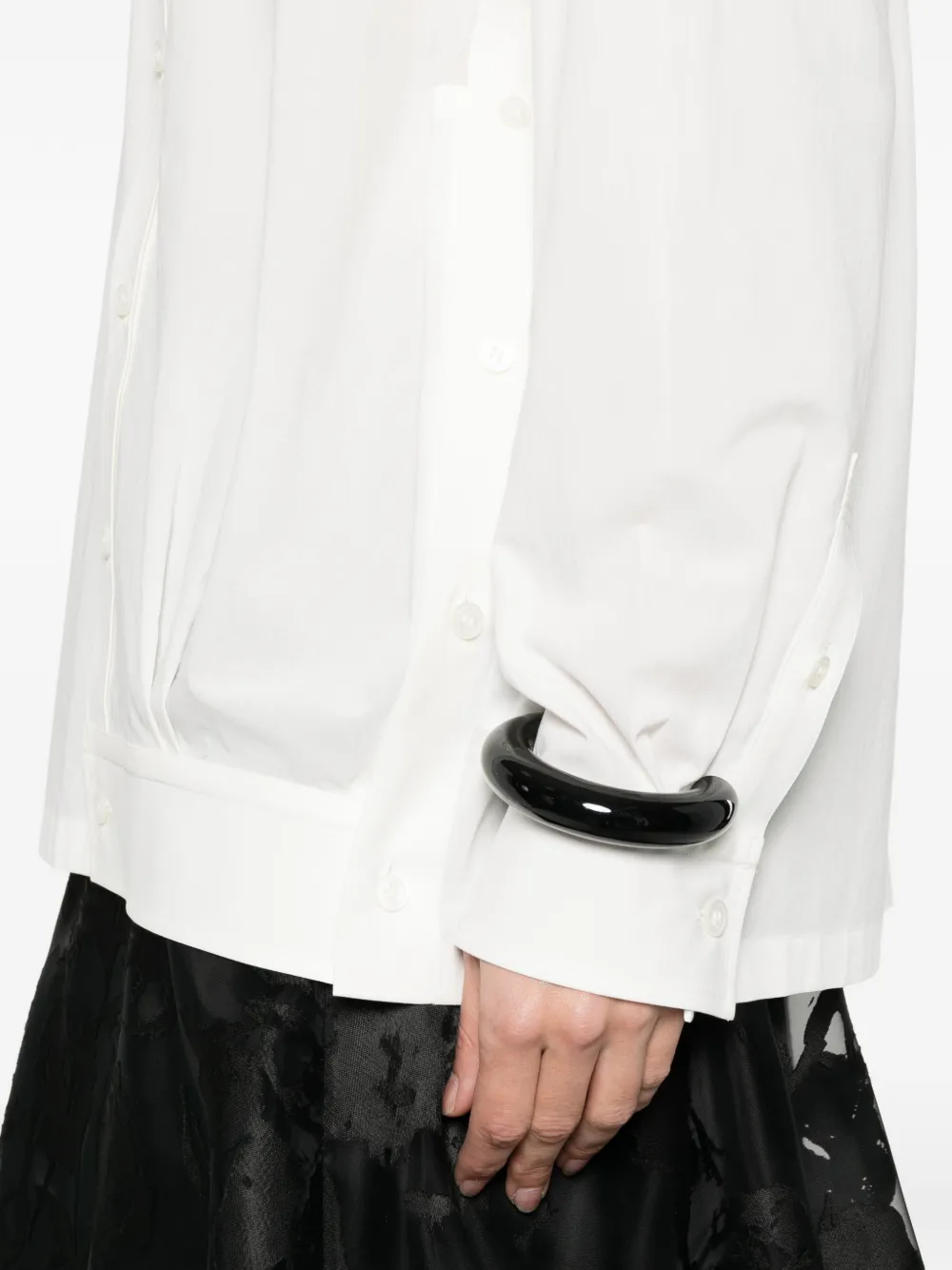 Issey Miyake Odd blouse Wit