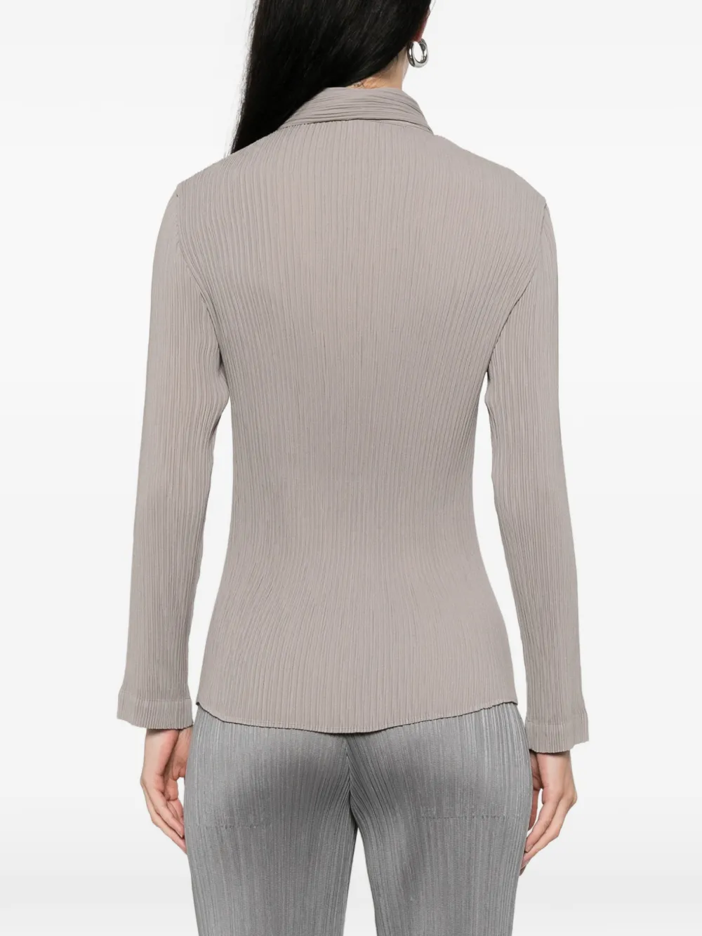 Hatching Pleats Shirt | 이세이 미야케 | FETCHING