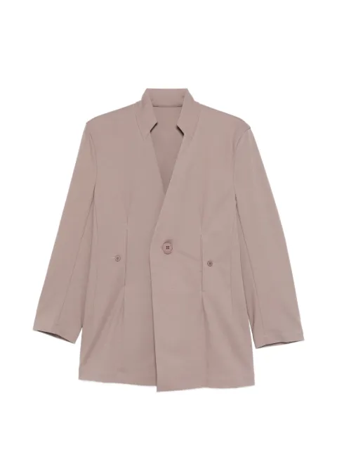 Issey Miyake button-fastening single-breasted blazer