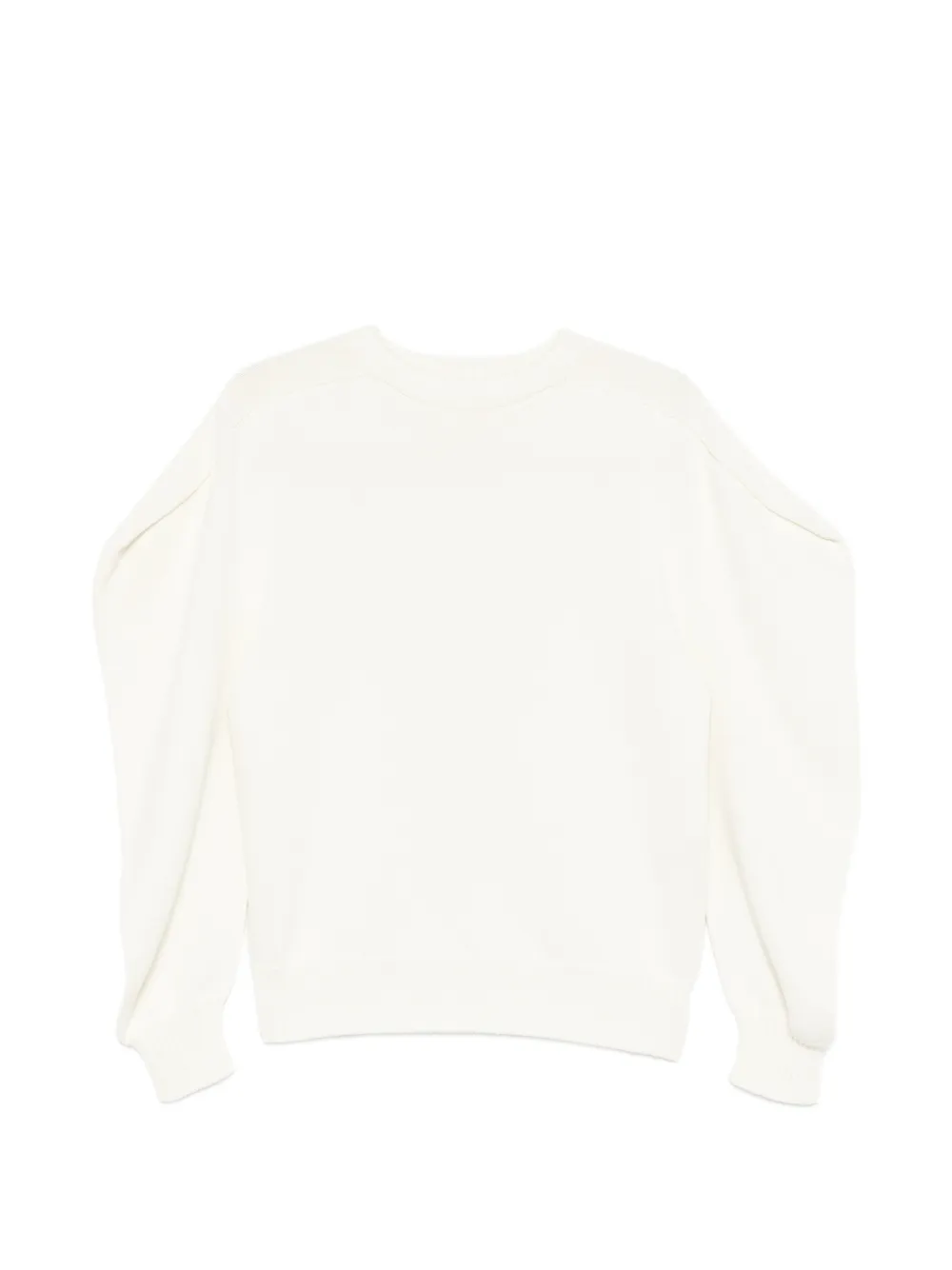 Issey Miyake puffed-sleeve sweater - Neutrals