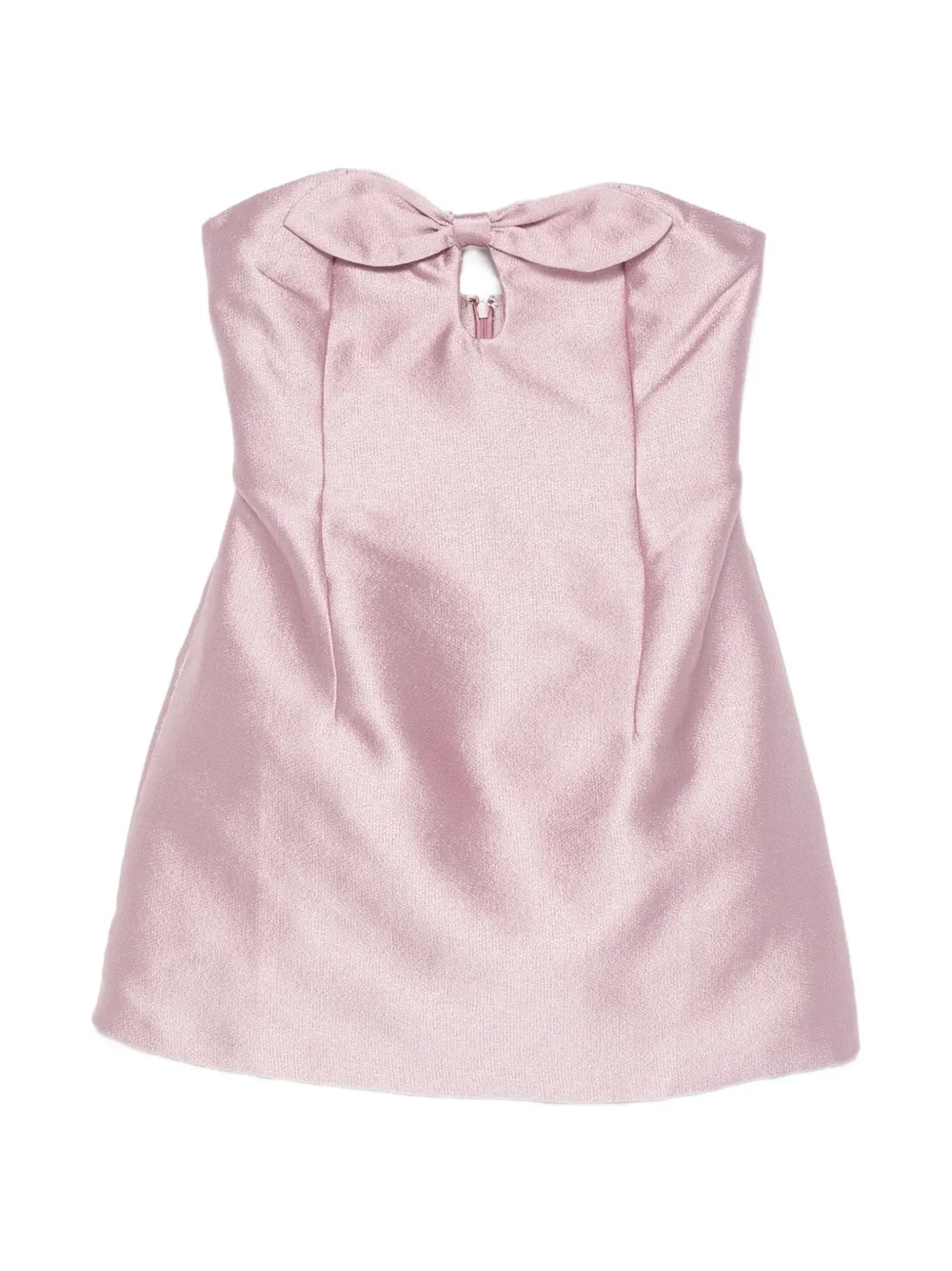Bernadette Charlotte bow-detail mini dress - Rosa