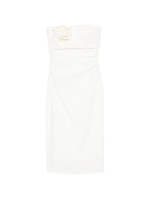 Bernadette vestido midi Vera palabra de honor