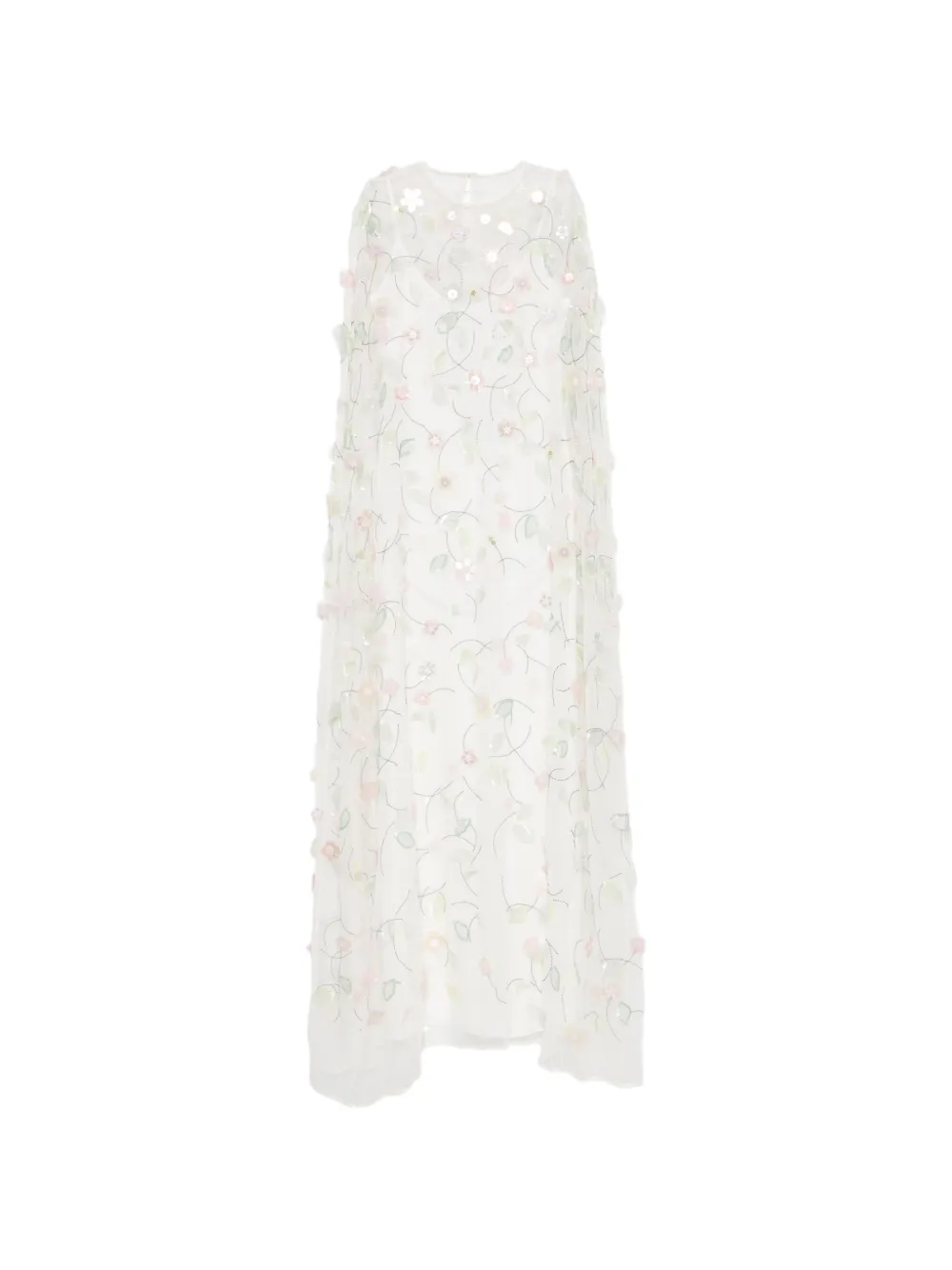 Bernadette Eleonore sequin-embroidered maxi dress - Bianco
