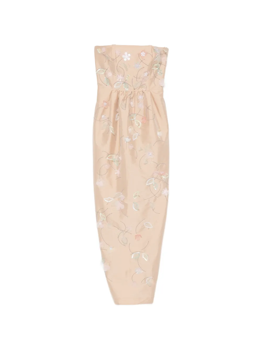 Bernadette Lena embroidered dress - Neutrals