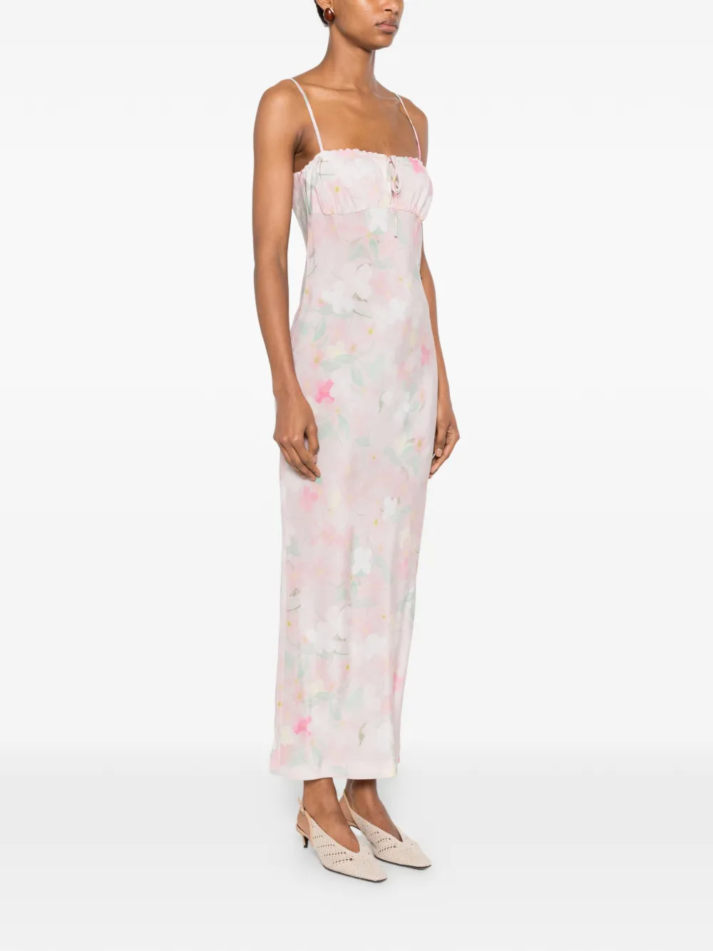 Bernadette Slip Dress Riri in Pink, view 3