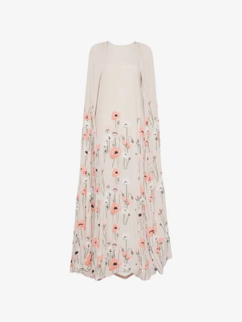 Bernadette Minnie poppy-embroidered dress