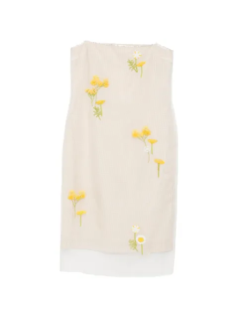 Bernadette Rachel floral-embroidered midi dress