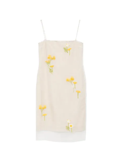 Bernadette Rachel floral-embroidered midi dress