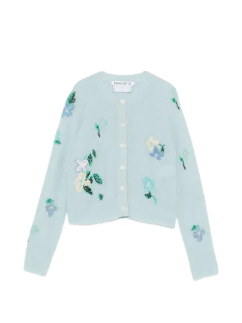 Bernadette Clemence floral-intarsia cardigan