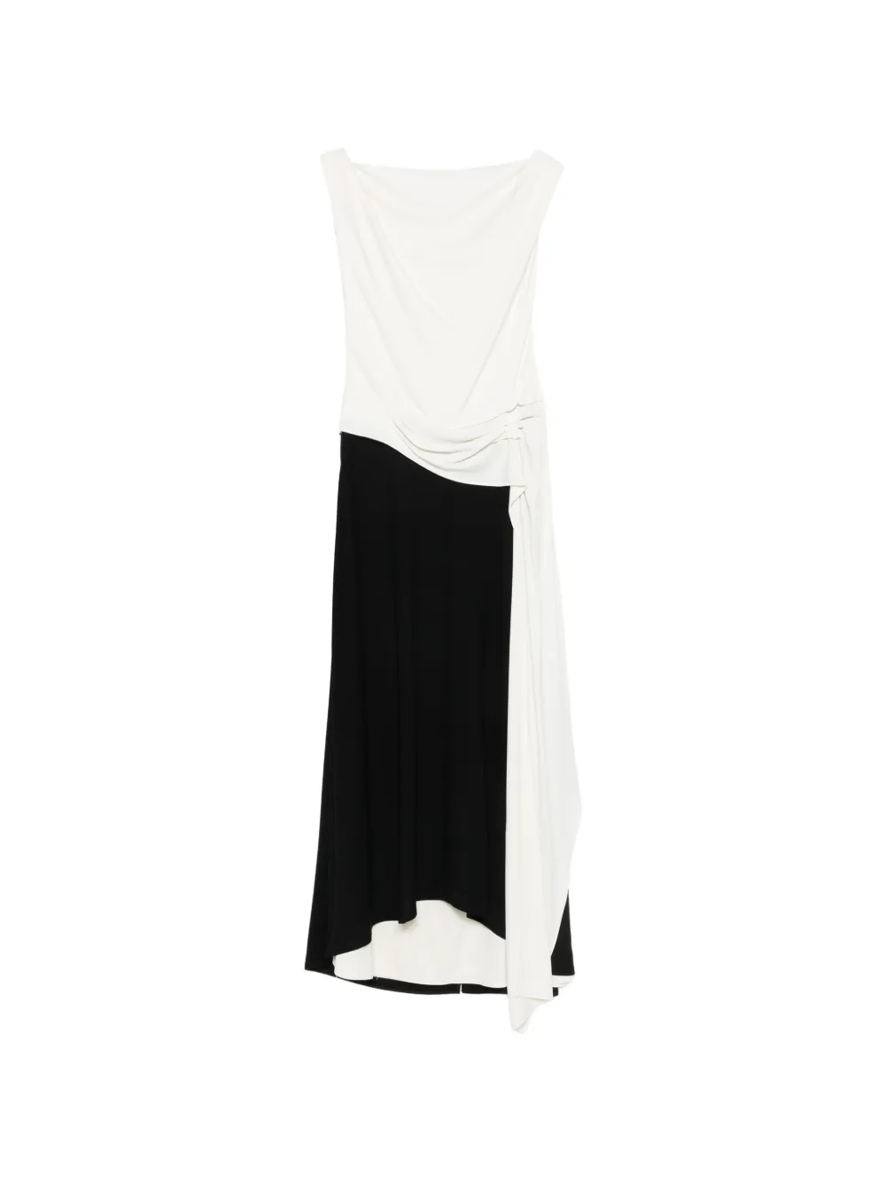 Proenza Schouler Dallah draped midi dress - Bianco