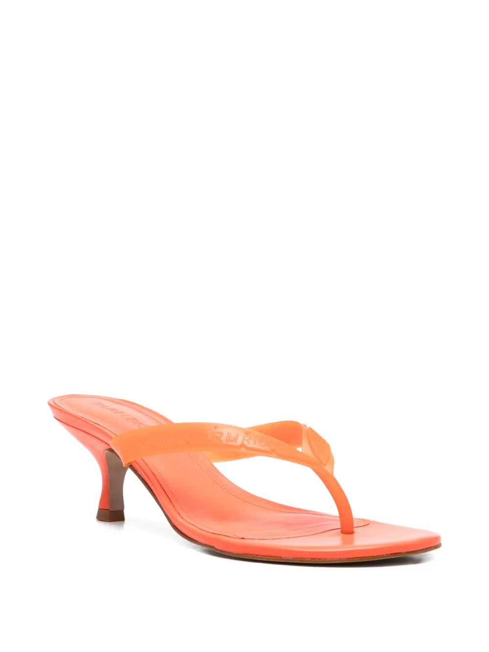  Farm Rio Rob Heeled Sandals - Orange 
