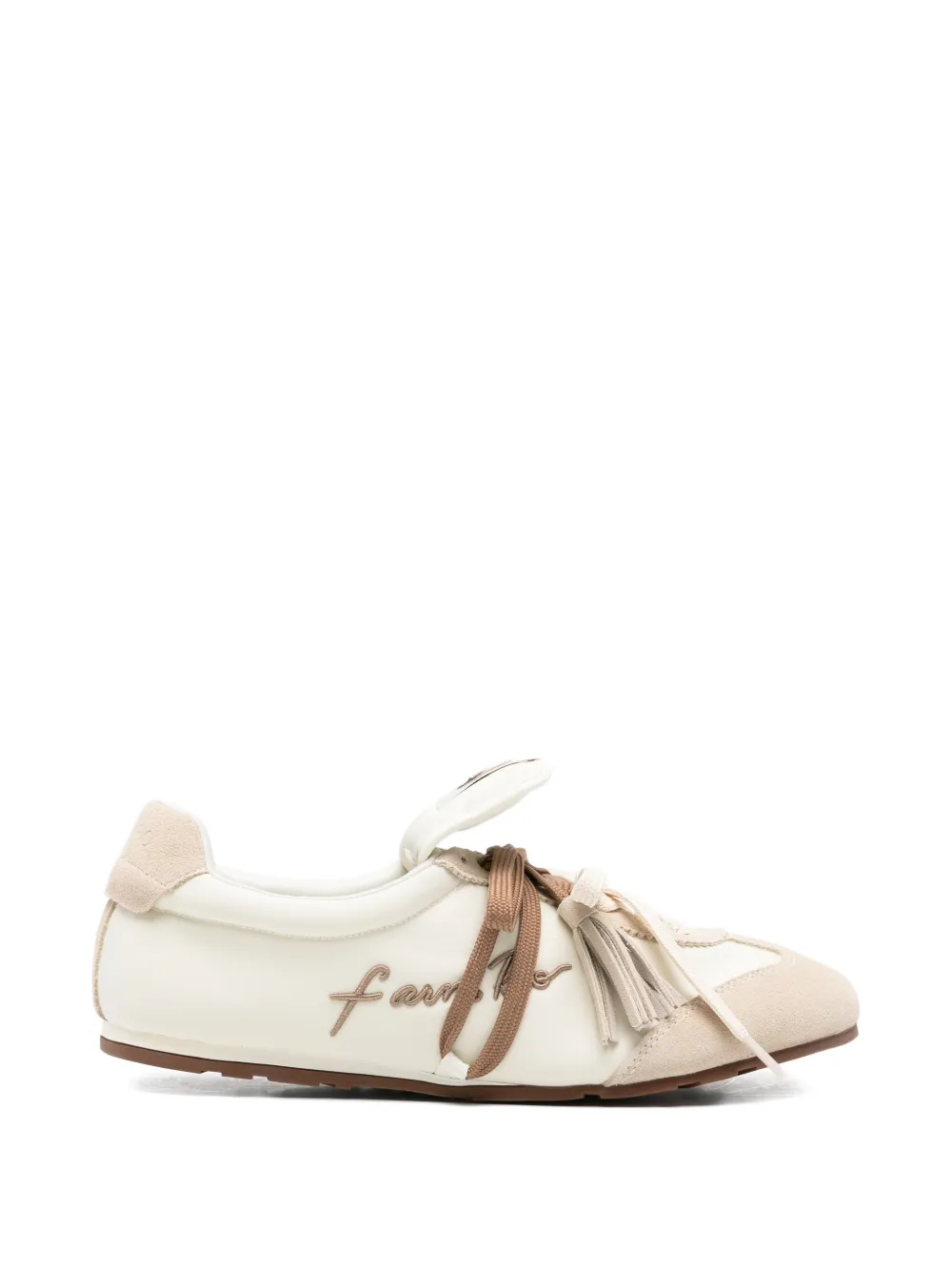 FARM Rio tassel-lace sneakers - Toni neutri
