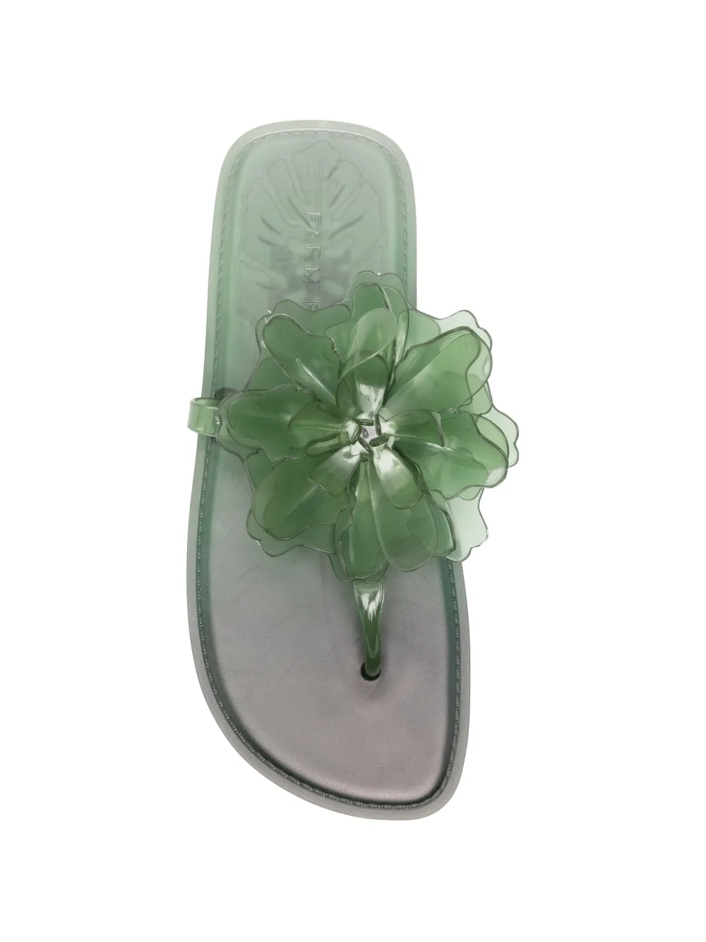 FARM Rio Teenslippers met detail Groen