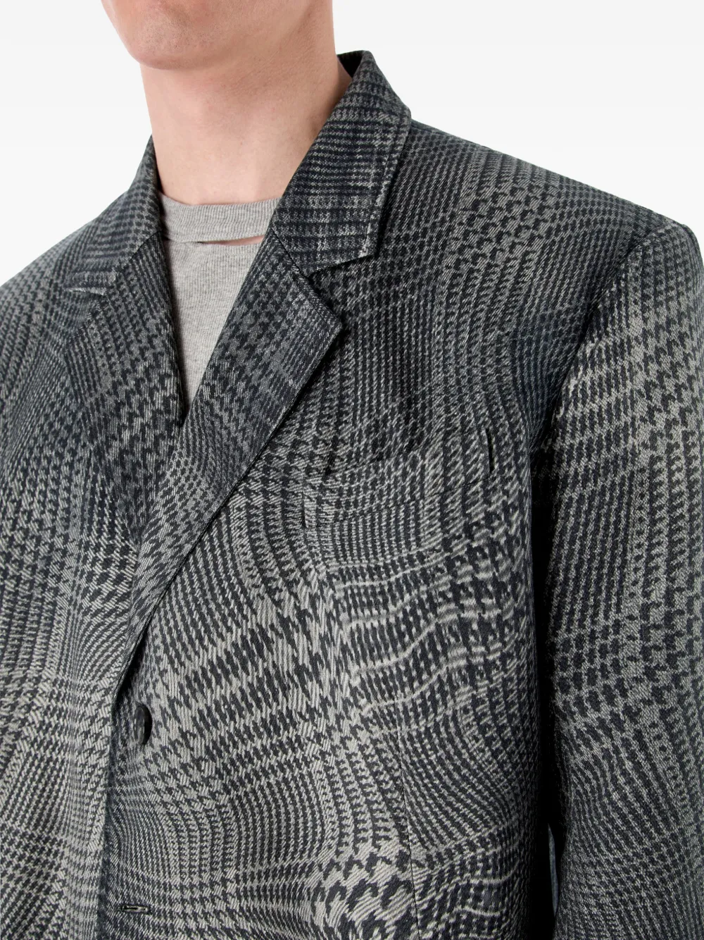 CamperLab Geruite blazer Zwart