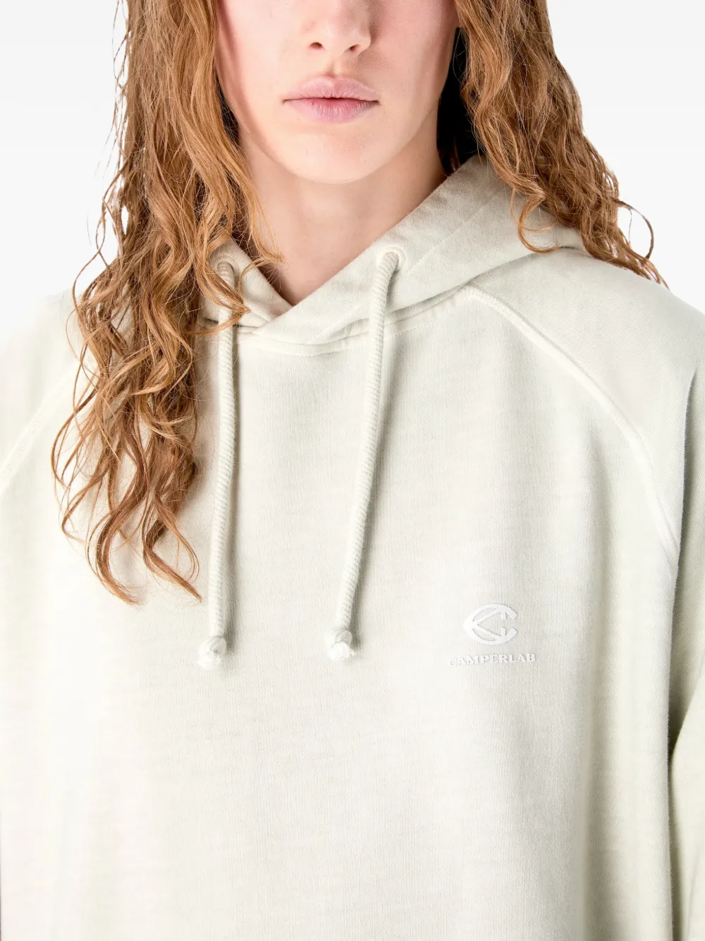 CamperLab Hoodie met logo Wit