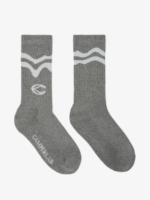 CamperLab logo-embroidered socks