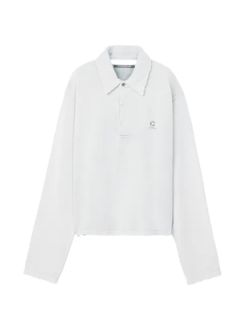 CamperLab sudadera con cuello deshilachado