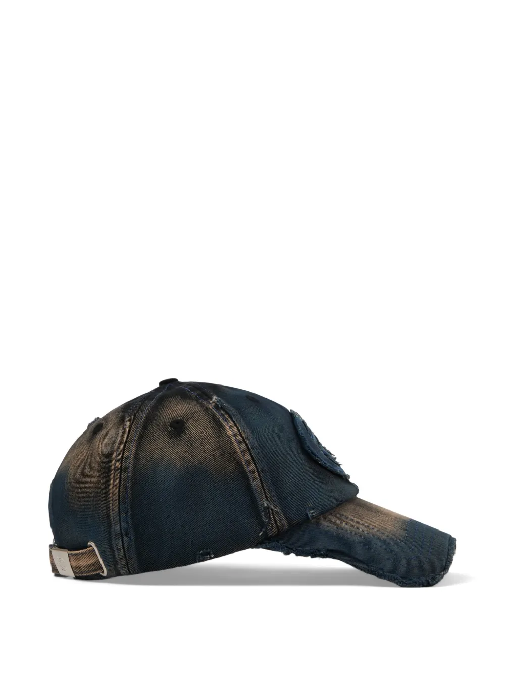  Camperlab Distressed Logo-patch Cap - Blue 