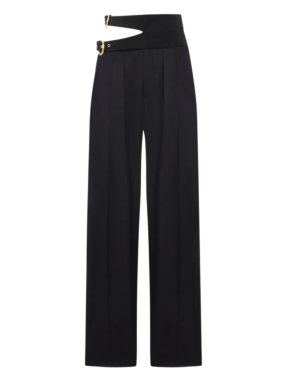 Chloé pantalones con tiro alto y hebilla | negro | Image 1