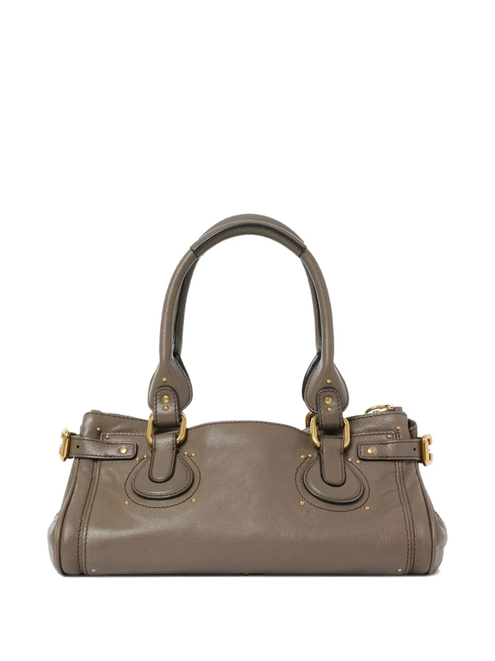 Chloé Paddington padlock detail shoulder bag - Grijs