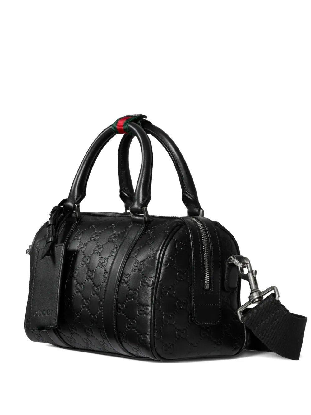 Gucci Kleine duffeltas met GG-embleem Zwart